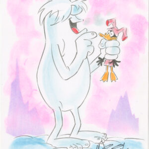 Abominable Snowman and Daffy Duck