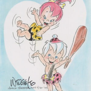 Bamm Bamm and Pebbles