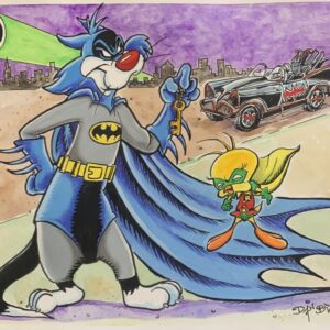 Because ... Robin Always Ride Shotgun (Sylvester and Tweety)