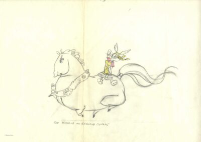 Bugs Bunny Lady Unicorn Sketch