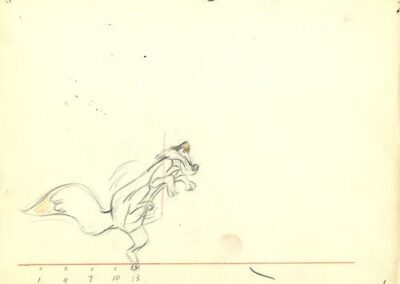 Claude Cat Tip Toe Sketch