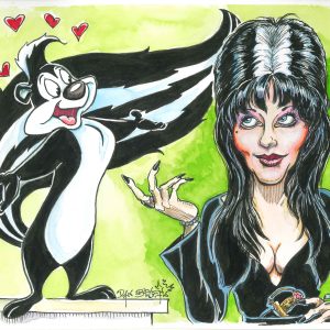 Elvira (with Pepé Le Pew)