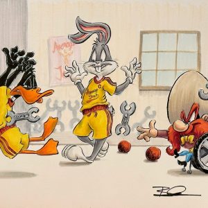 Dodge (with Bugs, Daffy and Yosemite)