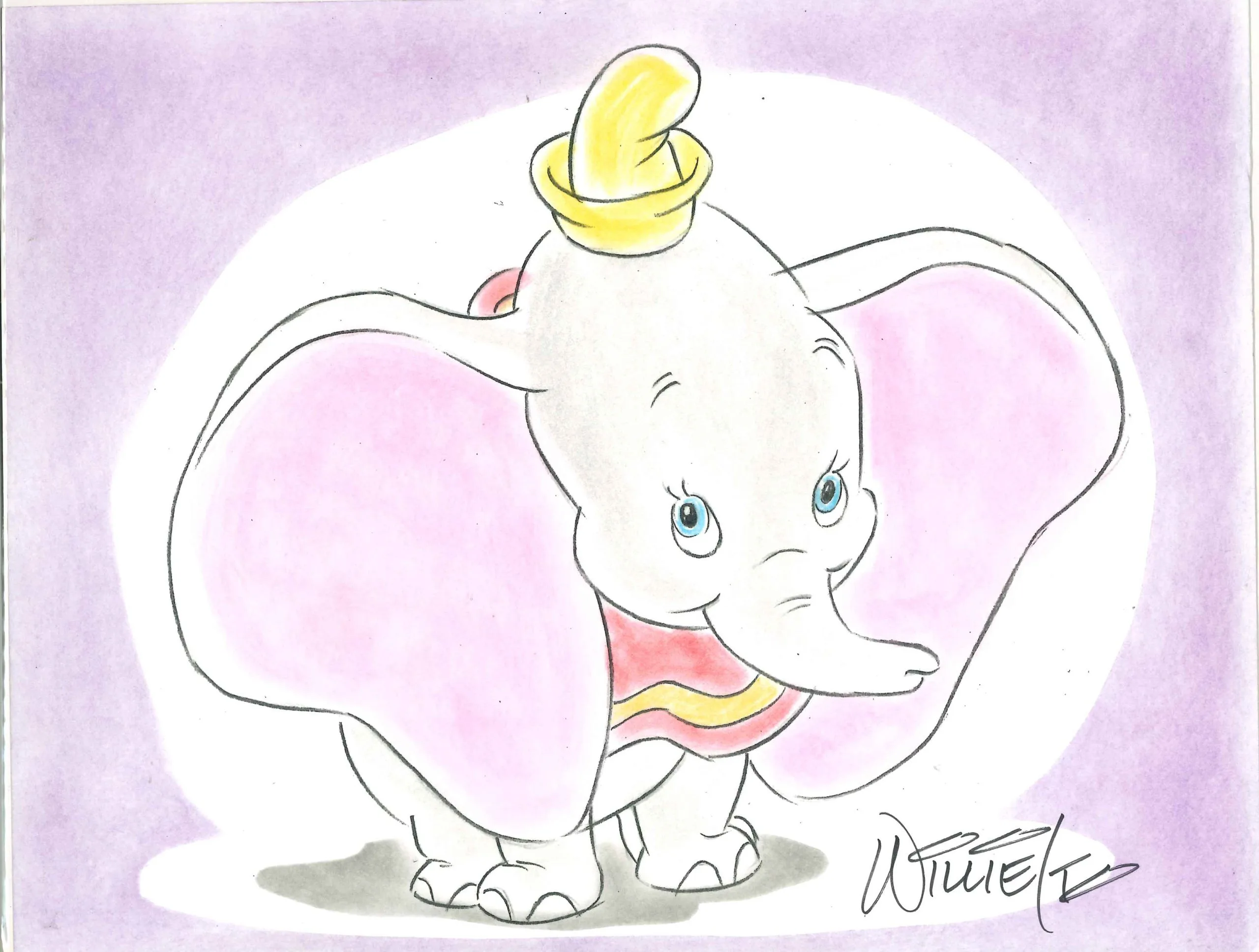 ディズニーアニメーター直筆原画＊ダンボ Dumbo – Chuck Jones