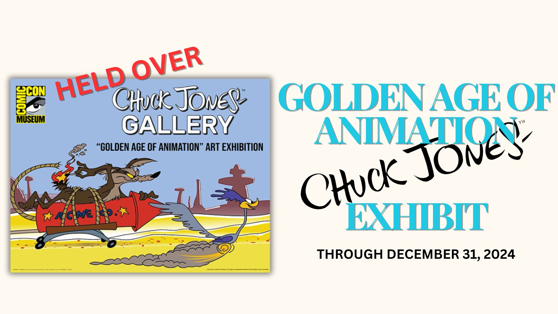 Golden Age of Animation Exhibit 2024