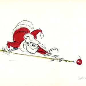 Grinch With Cue And Ornaments