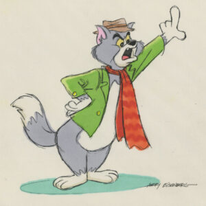 JE065 - Cat In Hat And Tie