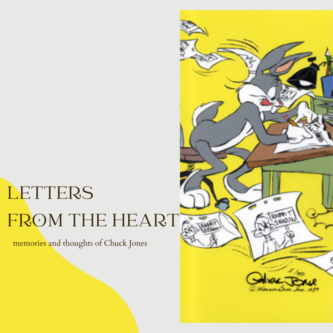 Letters from the Heart_Blog Bugs Bunny writing letters