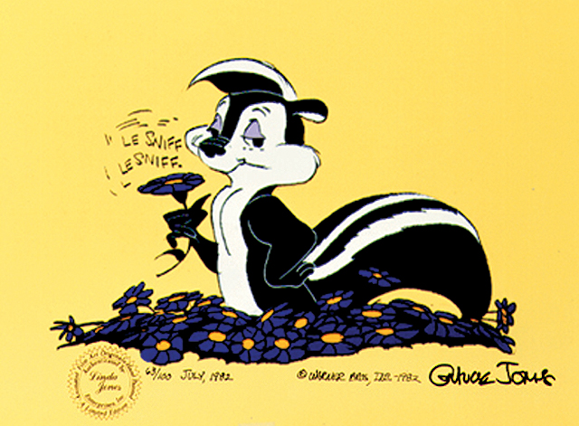 Pepe Le Pew in Flowers