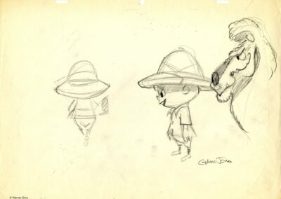 Ralph Philips & Llama sketch