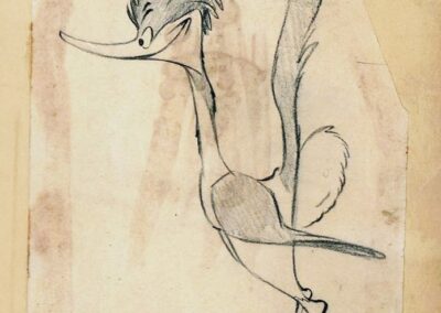 Road Runner #1092 Chuck Jones Sketch