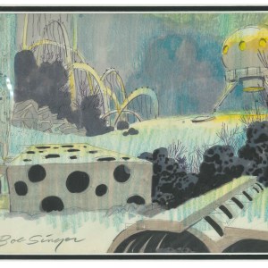 SINGER-333 Vintage Background Sea