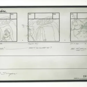 SINGER-343 Fred, Slate Holly Rock a Bye Baby Storyboard 6