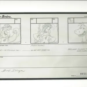 SINGER-349 Fred & Dino Holly Rock a Bye Baby Storyboard 7