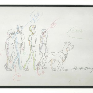 SINGER-351 Scooby Gang Production Drawing (Alien Invaders)