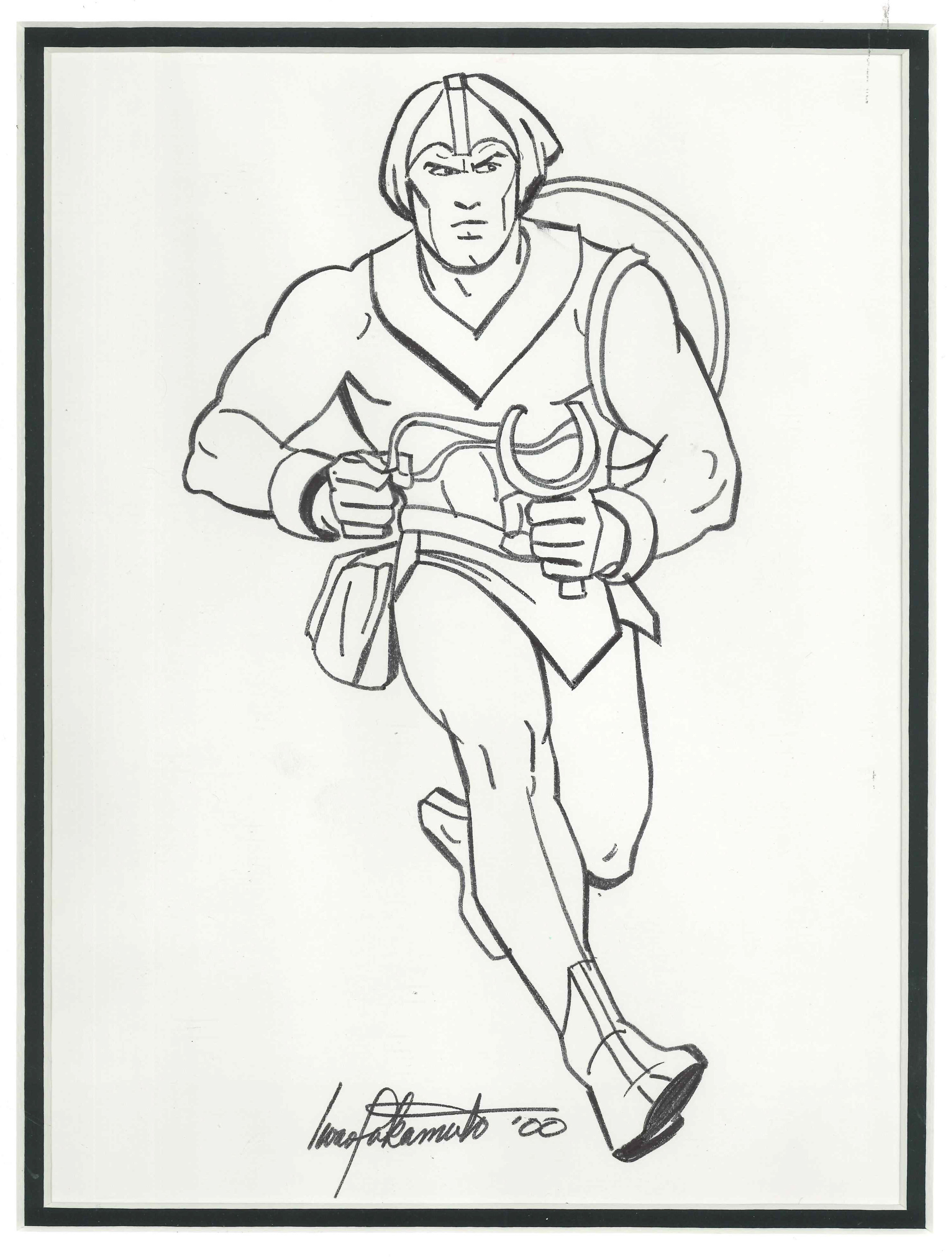 SINGER-367 He-Man Original Drawing - Iwao Takamoto
