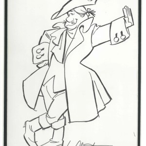 SINGER-368 The Funky Phantom Original Drawing - Iwao Takamoto