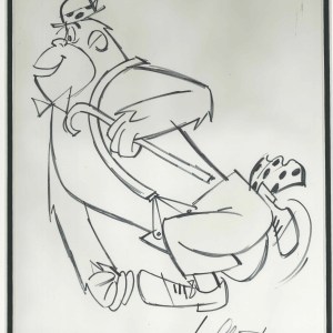 SINGER-370 Magilla Gorilla Original Drawing - Iwao Takamoto