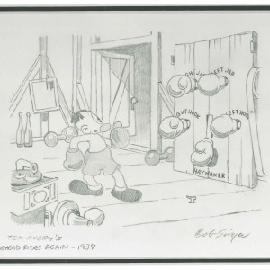 SINGER-375 Egghead Rides Again Drawing