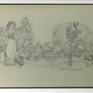 SINGER-378 Snow White Drawing