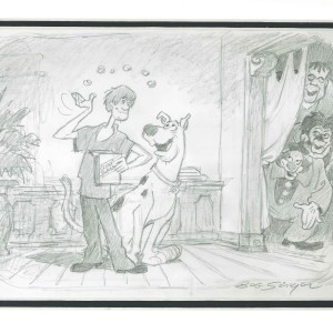 SINGER-380 Scooby Gang Hermit Monster Pan Drawing