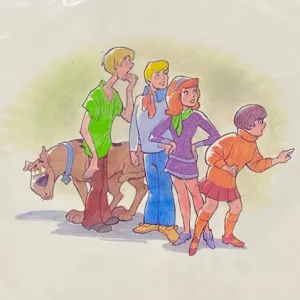 SINGER-382 Scooby Gang Litho #2