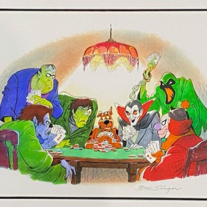 SINGER-386 Monster Poker Giclee