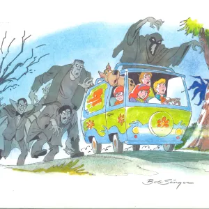 SINGER-400 Fright Night Giclee