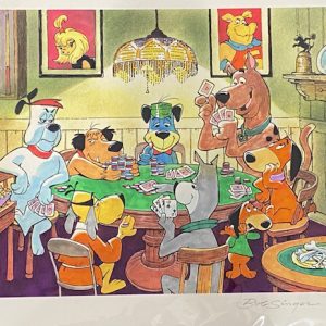SINGER-405 Scooby Five Paw Draw Giclee