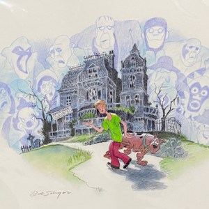 SINGER-406 Grave Yard Cafe Giclee