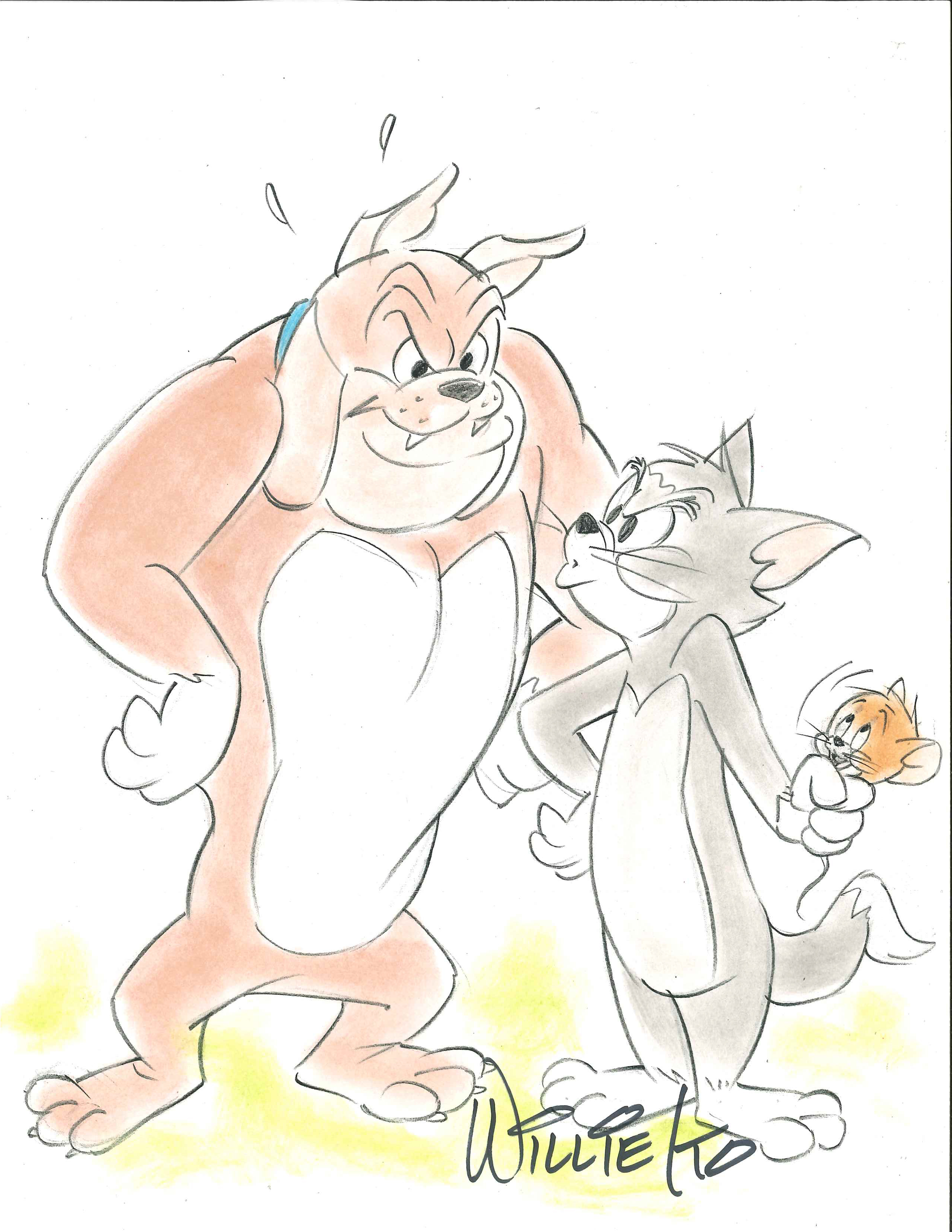 Spike with Tom and Jerry_W318