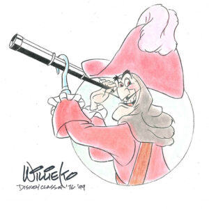 W216-1 Captain Hook With Spy Glass