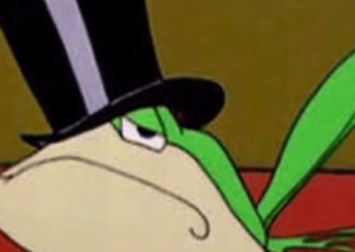 Michigan J Frog Sad Face